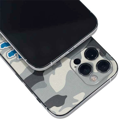 NFL Detriot Lions Camo iPhone 12 Pro Skin